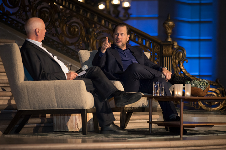 Marc Benioff event photography
